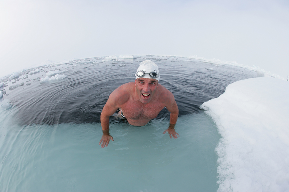 You can probably learn more from North Pole swimmer Lewis Pugh than you realise