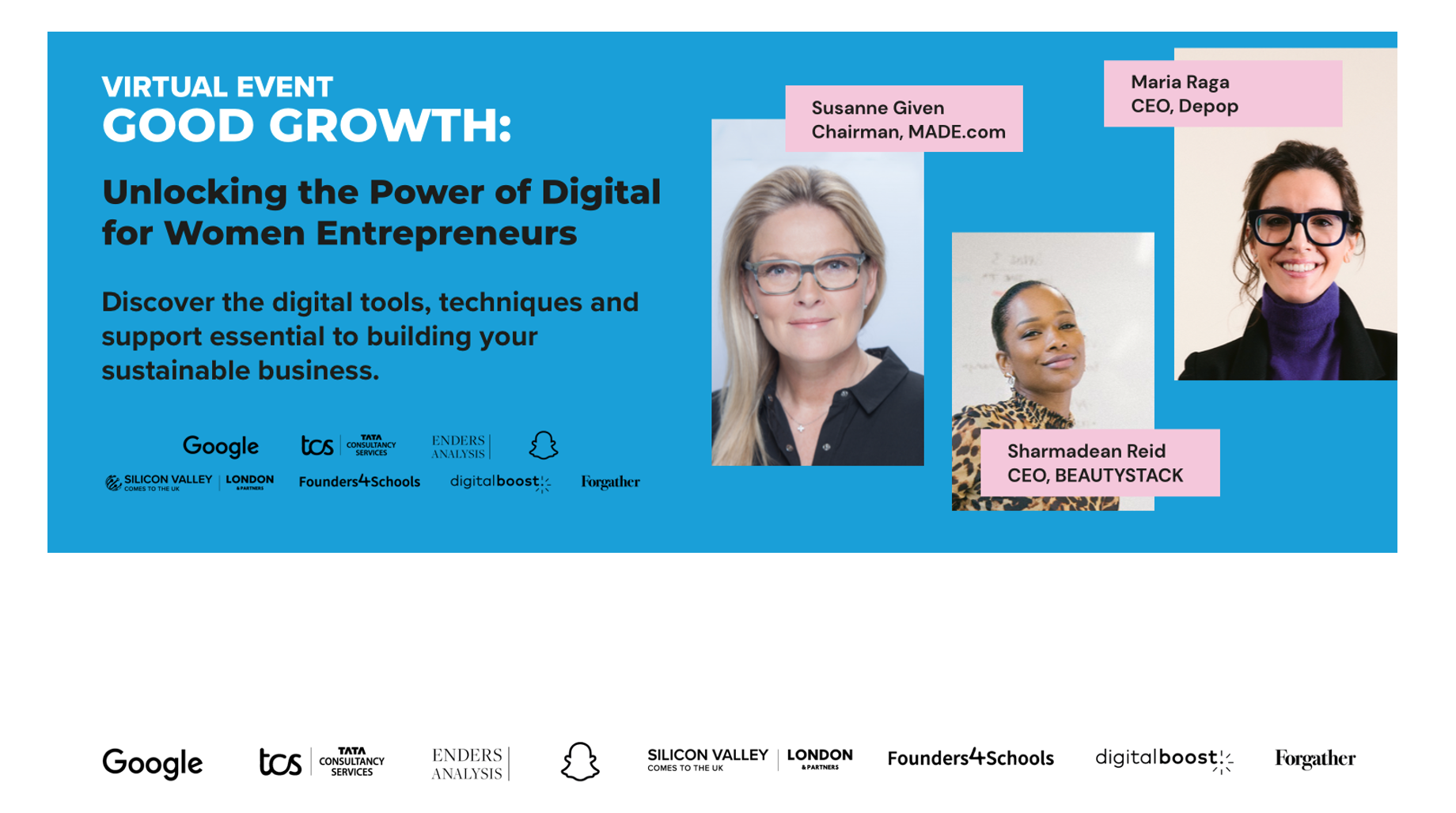 Good Growth: Unlocking the power of digital for women entrepreneurs – why events, digital or otherwise, are so important 