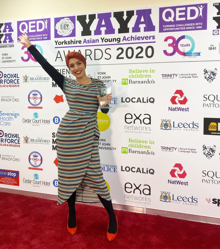 Yorkshire Asian Young Achievers Awards  WINNER – ROMANA SHAH