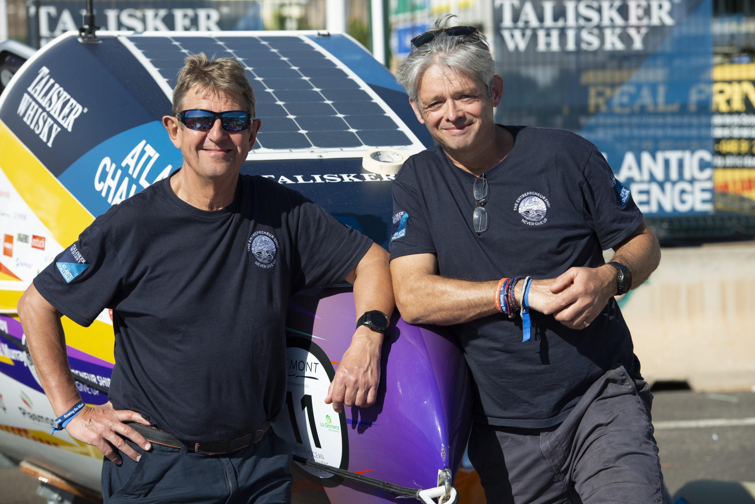 Over £600k raised as oldest pair breaks record rowing across the Atlantic in seven weeks in ‘The Entrepreneur Ship’